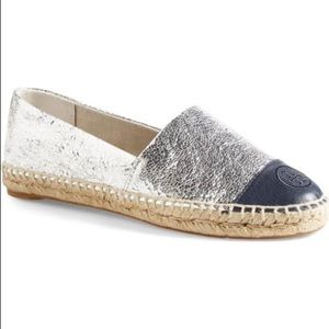 Tory Burch Colorblock Espadrille Flat size 7.5